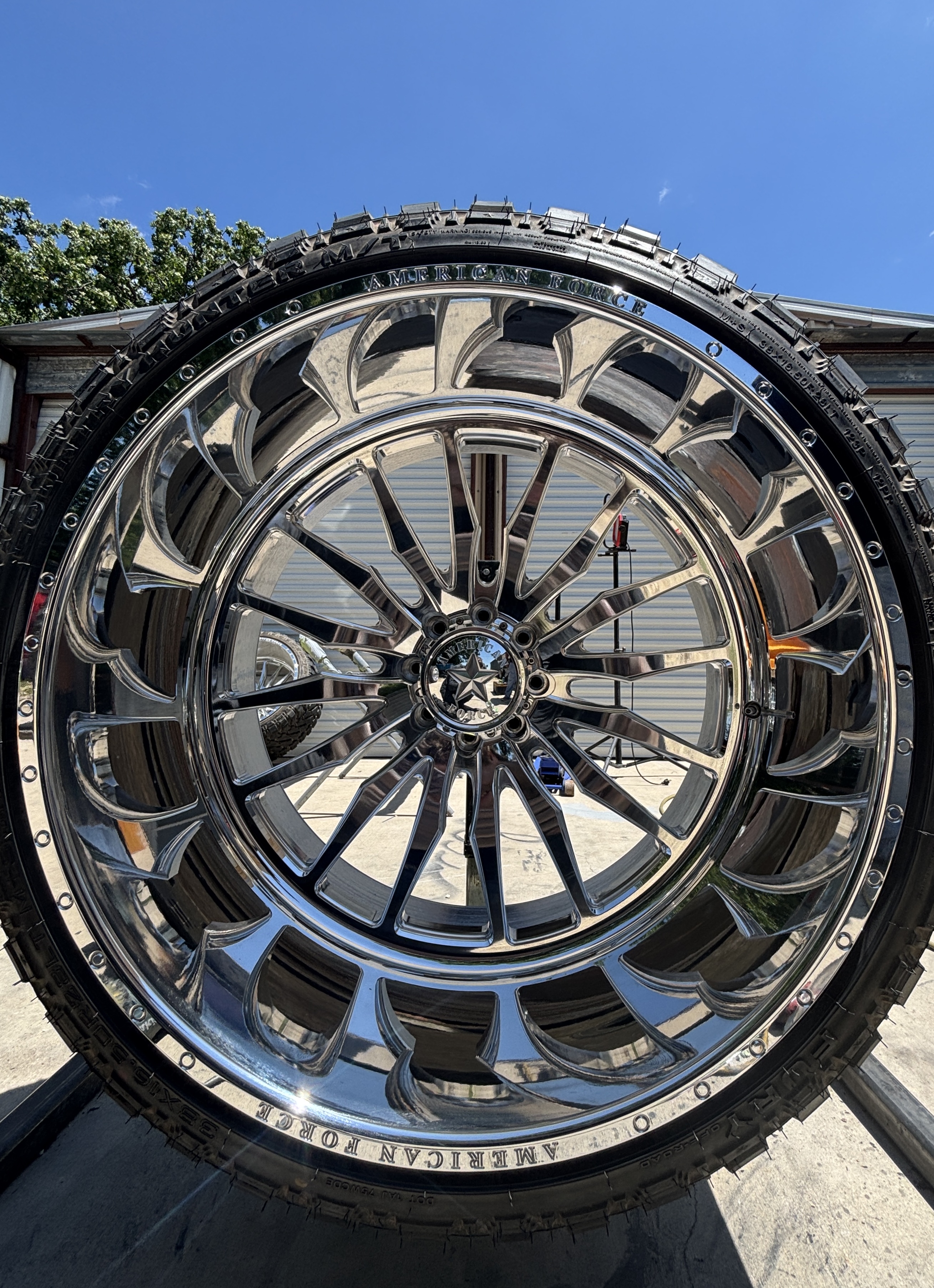 Polished wheel