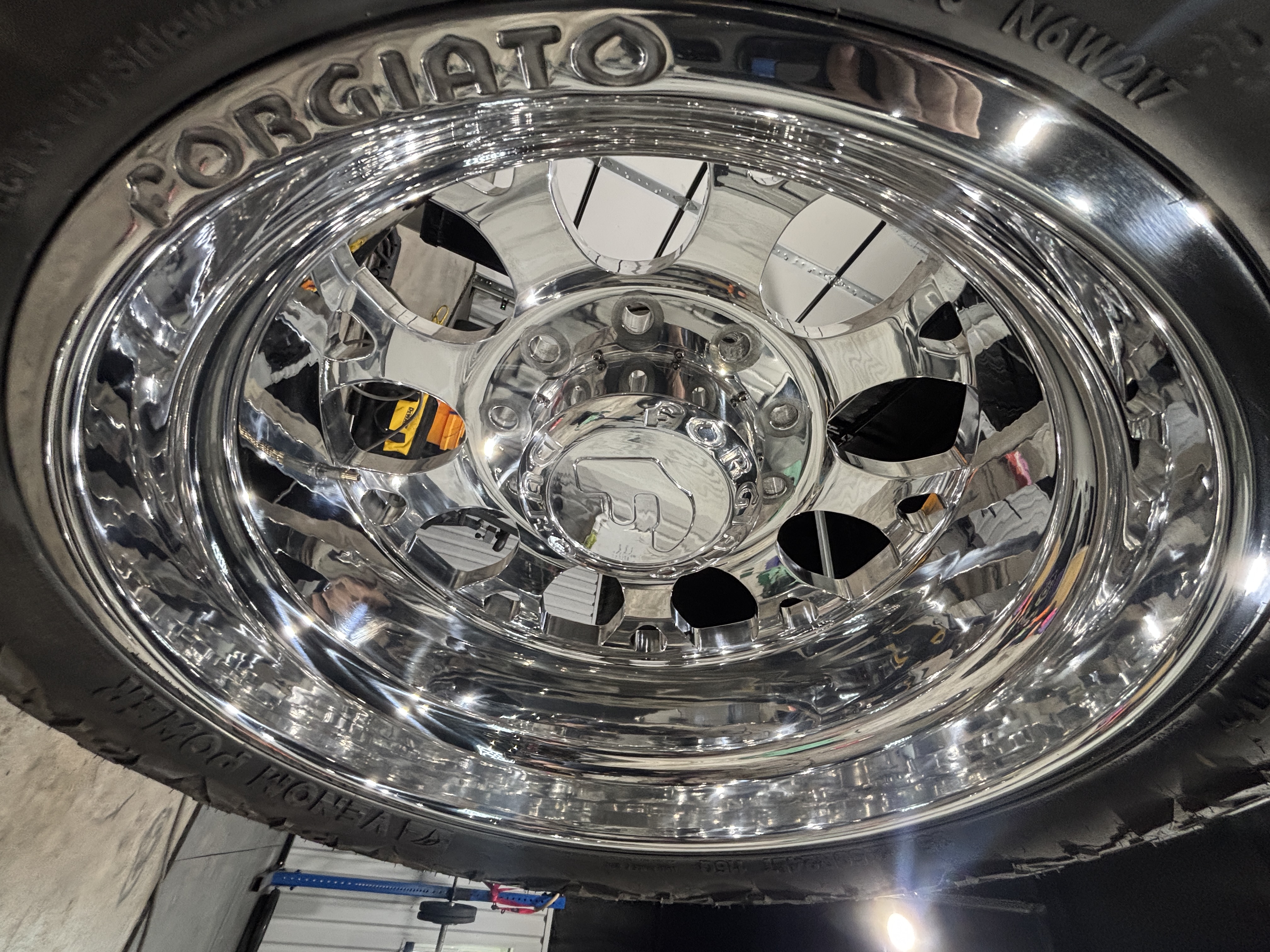 Polished wheel