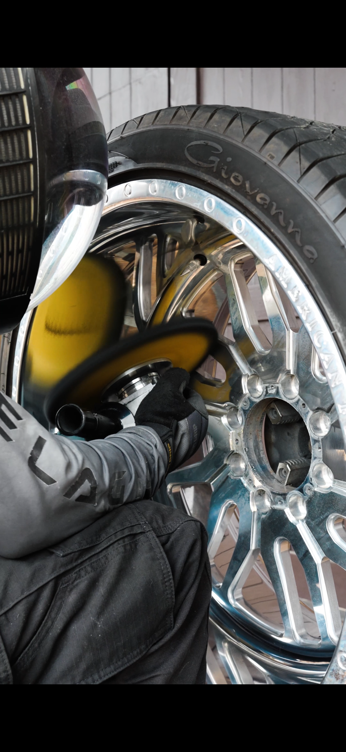 Polished wheel